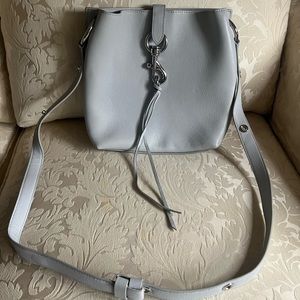 Rebecca Minkoff Pearl Gray Lobster Clasp Bag